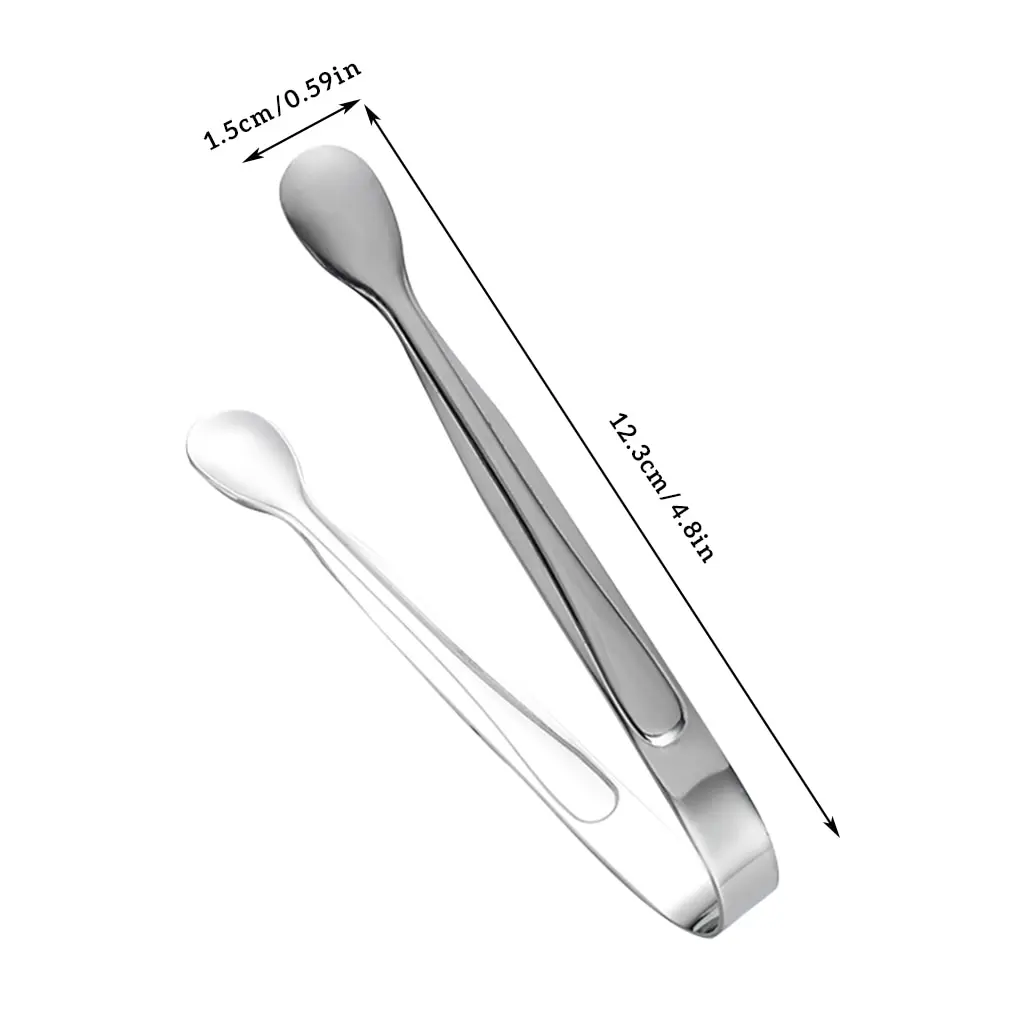 Stainless Steel Sugar Tong Hotel Bar Ice-Cube Picker Coffee Tea Food Serving Tool Rose Golden |