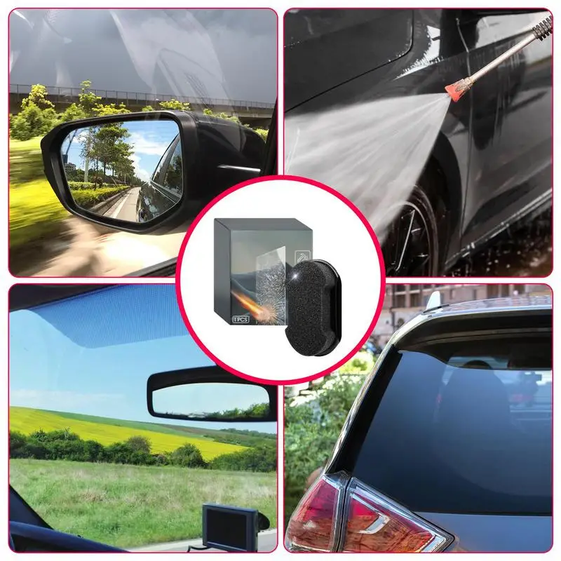 Губка-аппликатор для очистки стекла 1 способ