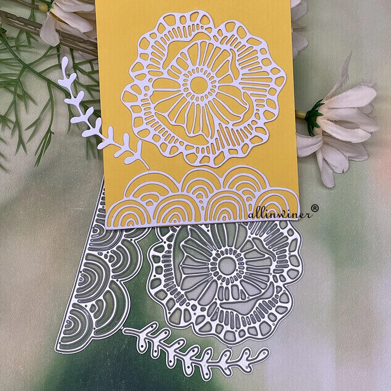 

New Flower plate wavy strip Metal Cutting Dies Stencils For DIY Scrapbooking Decorative Embossing Handcraft Die Cutting Template