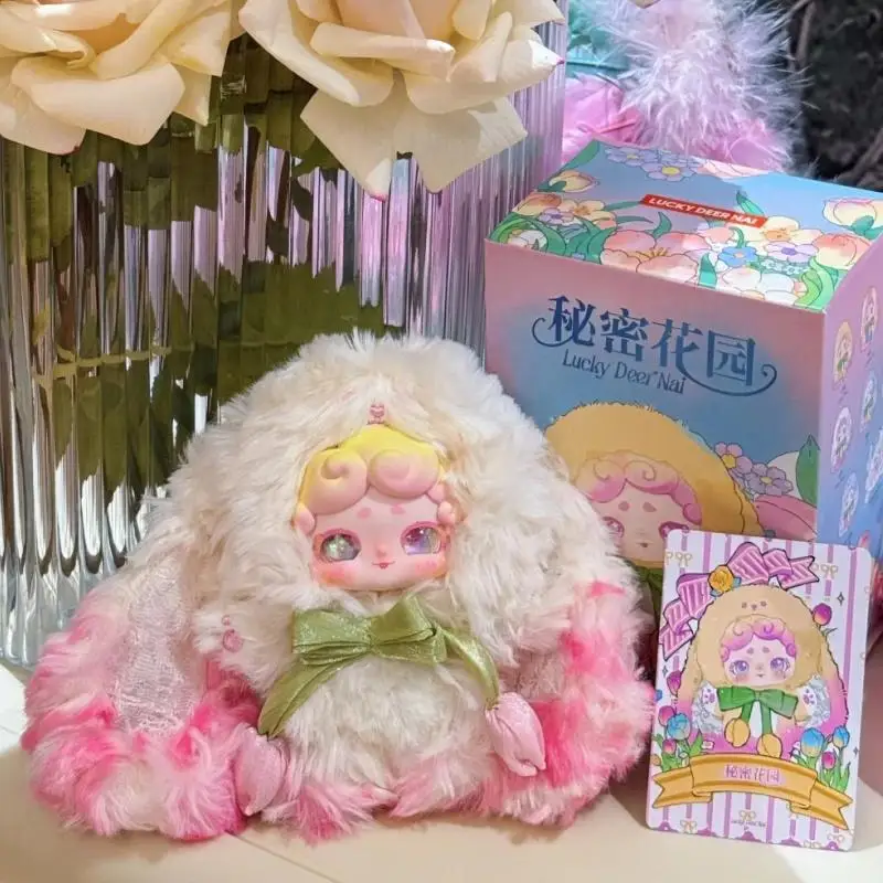 Фото Новая коллекционная плюшевая игрушка-фигурка Lucky Deer Nai Good Night Bunny Secret Garden Blind Box: сюрприз, украшение, подарок №4