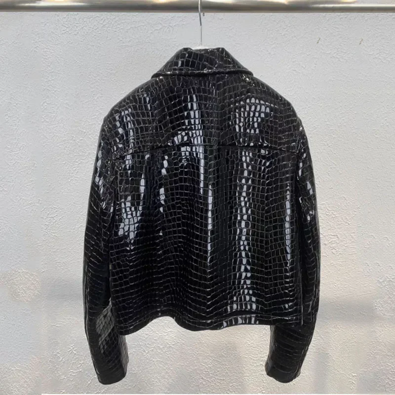 Весеннее женское пальто Новое поступление 2024 куртка из натуральной овчины