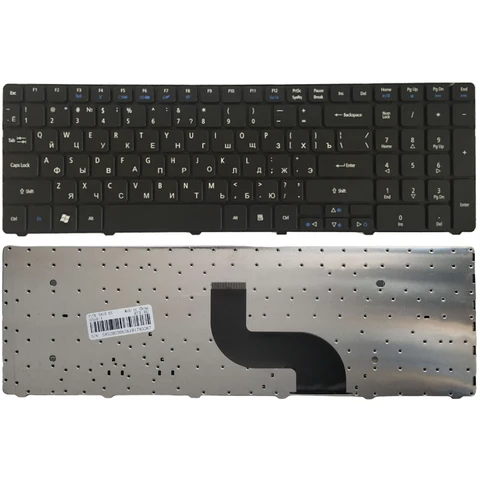 Русская клавиатура для ноутбука Acer Aspire 90.4HV07.S0R V104730DS3 RU 9Z.N1H82.C0R PK130C92A04 AEZR7700010 NSK-ALC0R KB.I170A.164