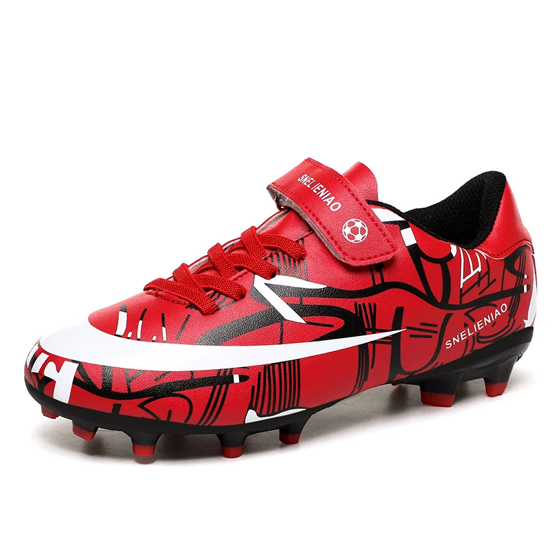 Hot Selling Youth Football Shoes FG/TF28-39 Size Football Shoes Children's Football Shoes Training Competition Sports Shoes
