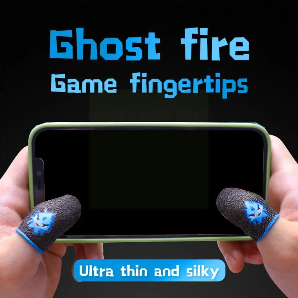 

Gaming Finger Sleeve Gaming Controller Sweat Proof Gloves For Pubg Sweat Proof Non-scratch Screen Gaming Thumb Gloves X0j3