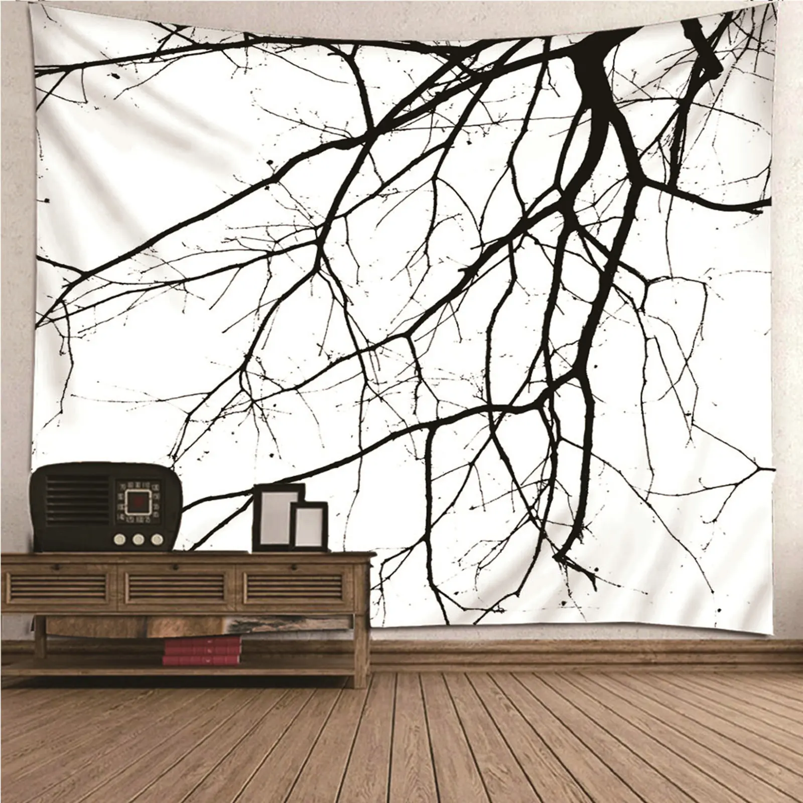 

Tapestries Big Large Tapestry Rug natural scenery Minimalism Theme Branches Pattern Wall Hanging Blanket Dorm Art Decor Covering