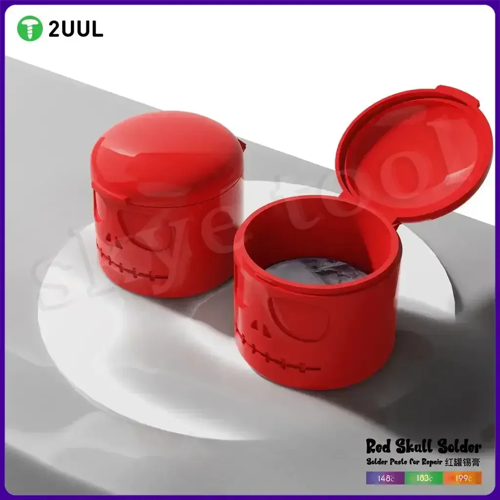 Паяльная паста 2UUL с красным черепом 50 г 1 шт.