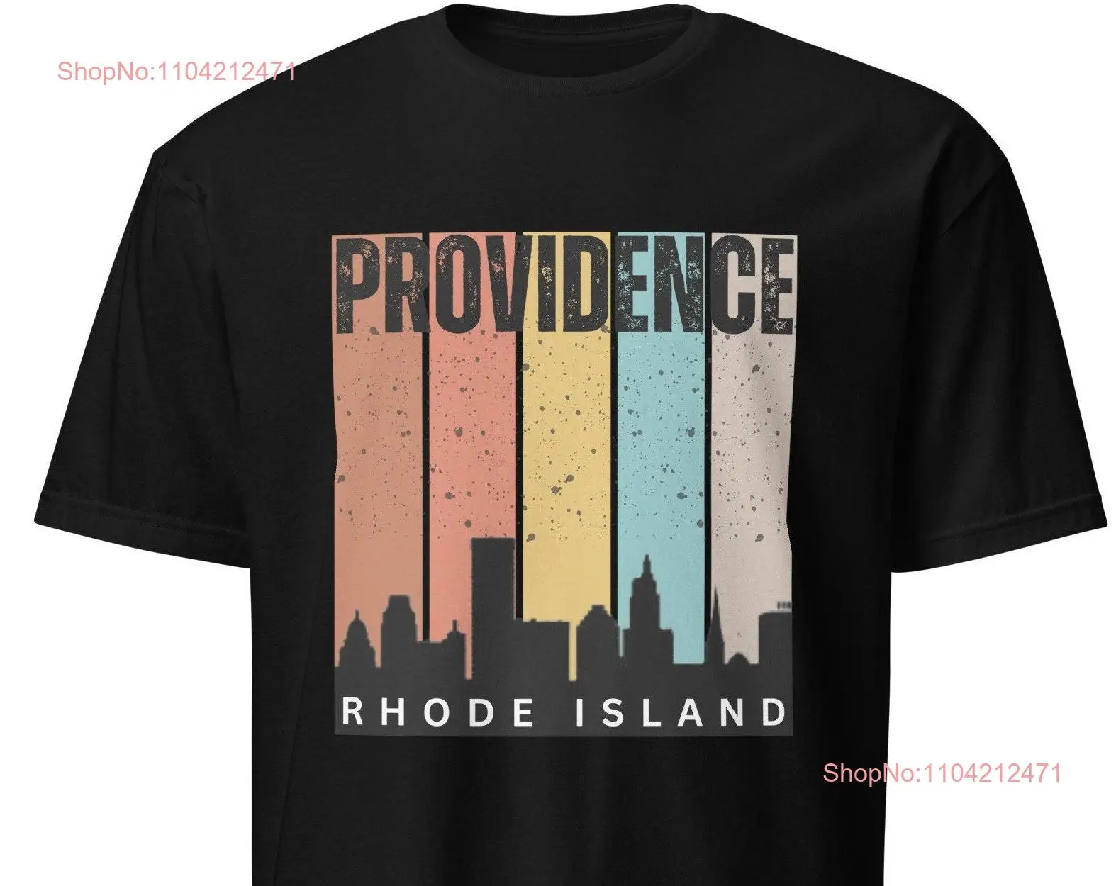 Футболка Providence Rhode Island в стиле ретро The Ocean State с длинными или короткими рукавами