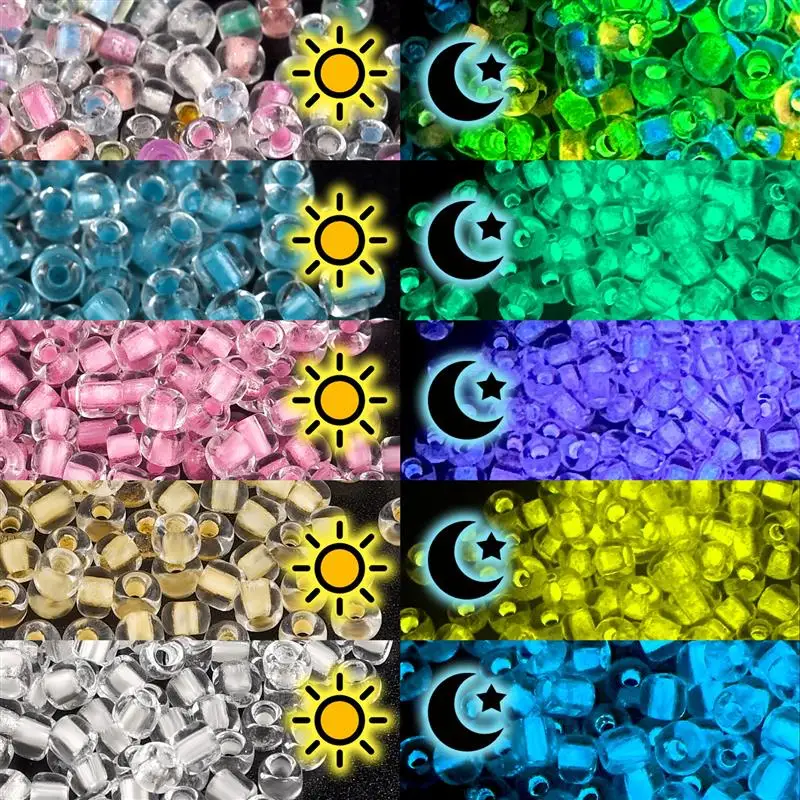 10 г/упаковка 3 мм светящиеся бусины светится в темноте бусины россыпью для DIY ювелирных изделий маркировка ожерелье браслет аксессуары