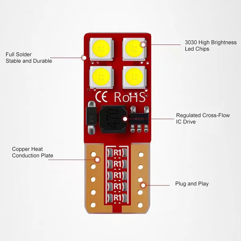 6 шт. Детский комплект для Hyundai Ioniq Hybrid 2016-2021 светодиодный купол карта багажника