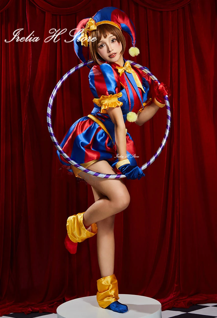 Irelia H Store The Amazing Digital Circus Pomni Косплей Костюм Аниме Джокер комплект Костюмы на