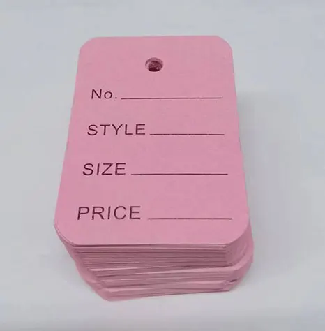 

Цветные ценники из крафт-бумаги BERICHHA 100 шт.