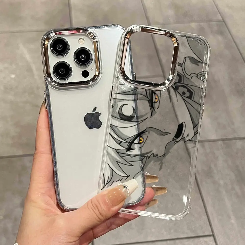 Фото Чехол для телефона Inuyasha Sesshoumaru для iPhone 17, 16, 15 Pro MAX, 14, 13, 12, 16e, 15 Pro Plus, 17 Air, серебристый корпус, IMD-чехлы №1