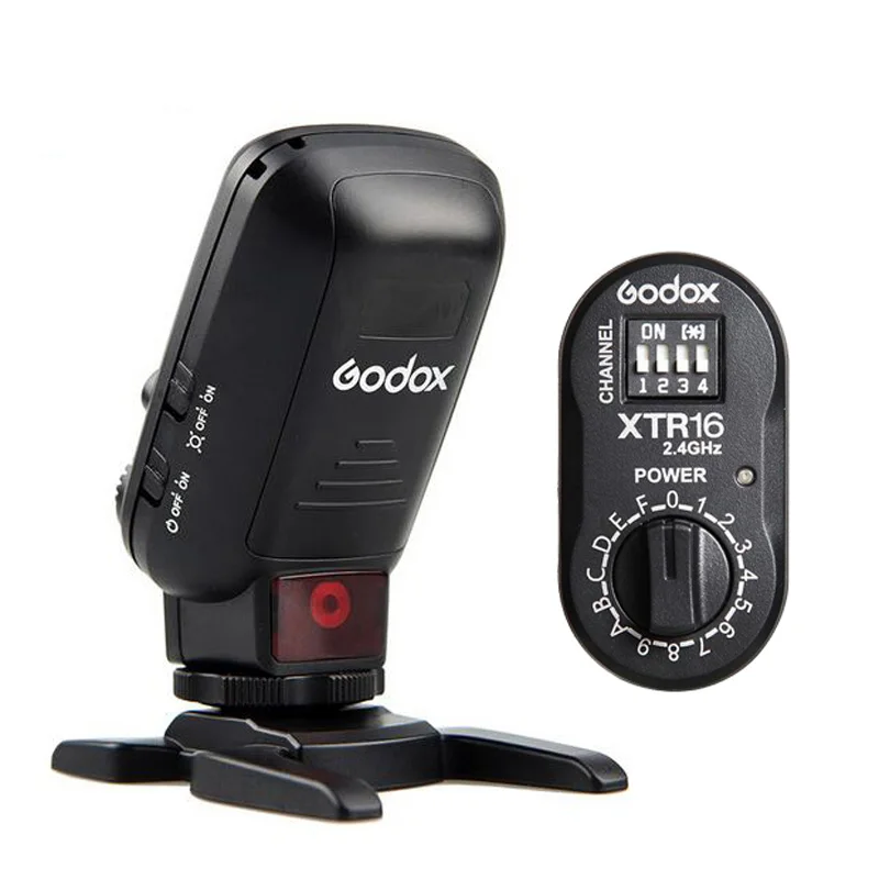 

Godox XT32C / XT32N 1/8000s HSS 2.4G Wireless Flash Trigger + Receiver XTR-16 for Canon / Nikon DSLR + Godox Strobe Flash Light