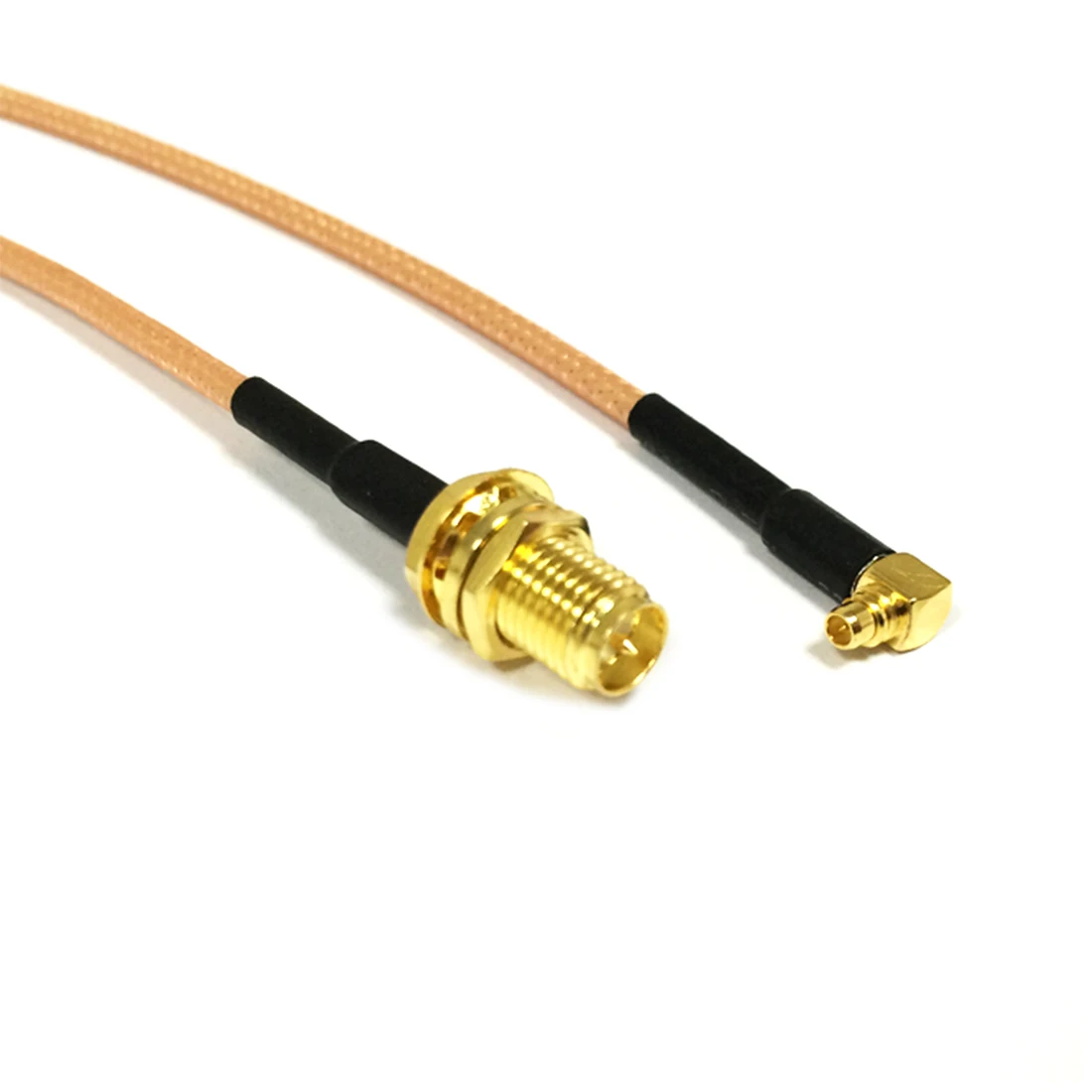 New Modem Conversion Cable RP-SMA Female Jack To MMCX Male Plug Right Angle Connector RG316 Wire 15CM 6