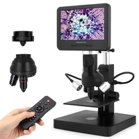 andonstar 2000x uhd 2160p hdmi digital microscope ad246s with 3 lens 7 inch lcd for biological observe and pcb repiaring smdsmt