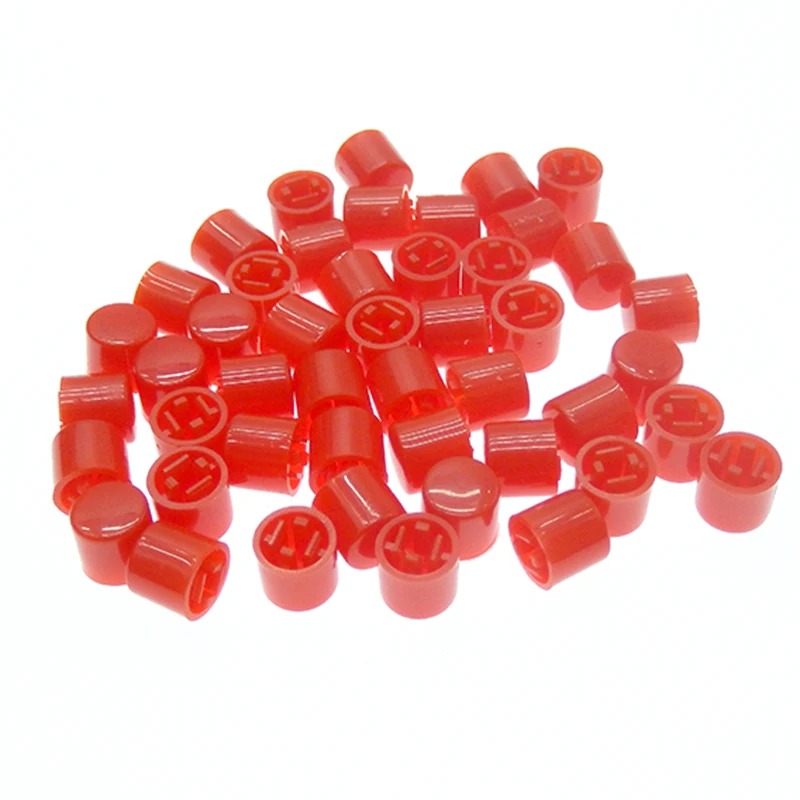 

50 шт. A111, пластиковая крышка кнопки микропереключателя, крышка кнопки мгновенного переключателя, размер 6,7*6,5 мм (для светильника с квадратным полюсом 6*6 мм