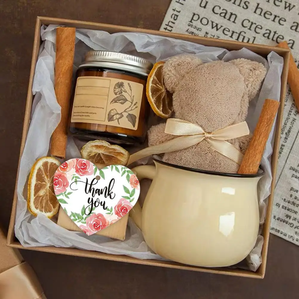 

30pcs Heart Shape Thank You Cards Pink Business Cards Package Insert For Wedding Birthday Bakeries Local Stores Online Retailers