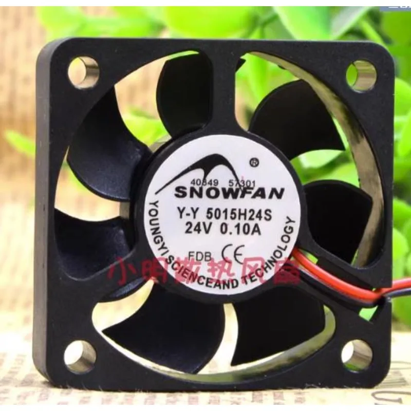 Новый вентилятор охлаждения ЦП для SNOWFAN YY5015H24S 24 В 5015 А, Частотный преобразователь, охлаждающий вентилятор 5 см дюйма 50*50*15 мм