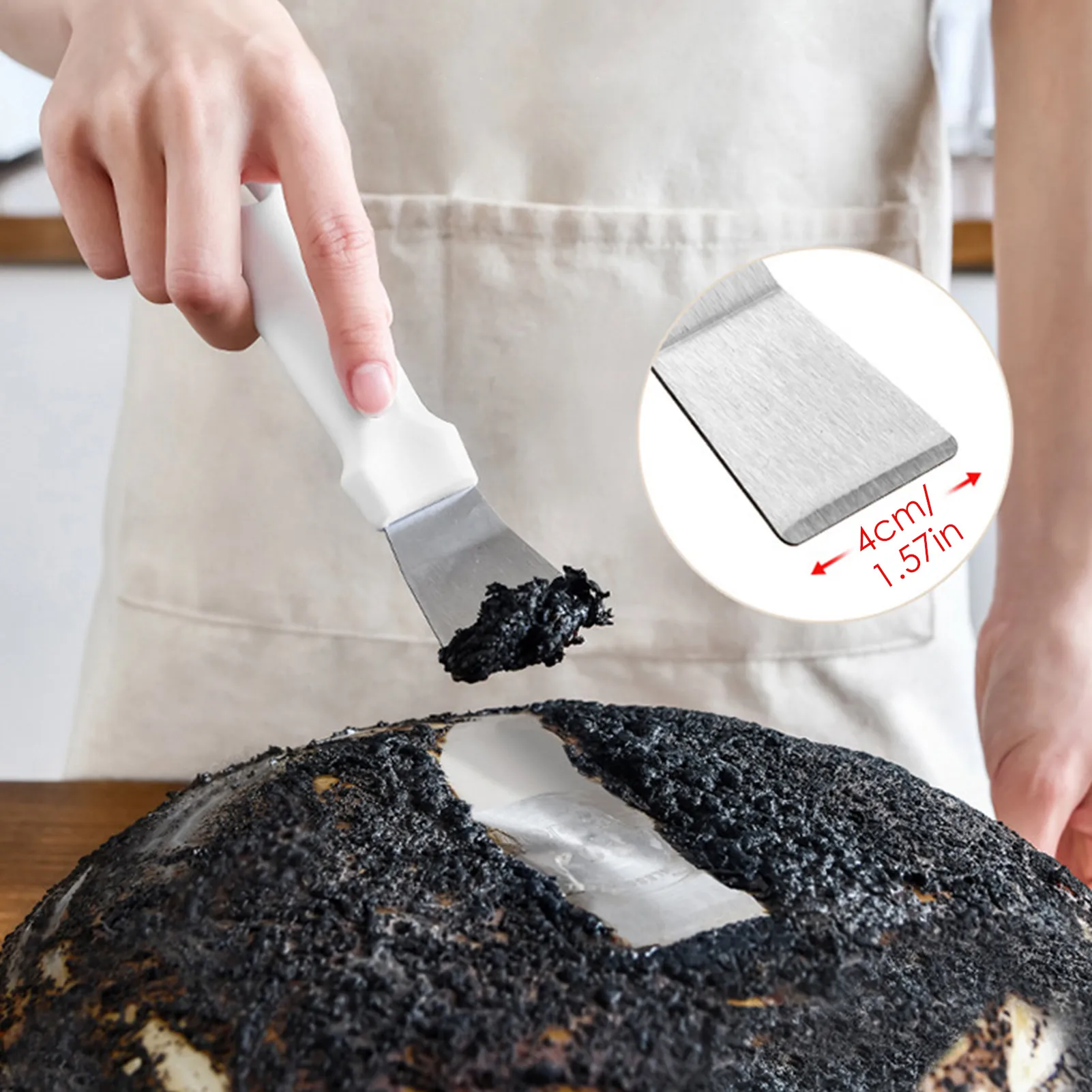 

Stainless Steel Ice Remover Tool Kitchen Clean Gadget Portable Useful Fridge Tools Defrosting Shovel Freezer Ice Scraper
