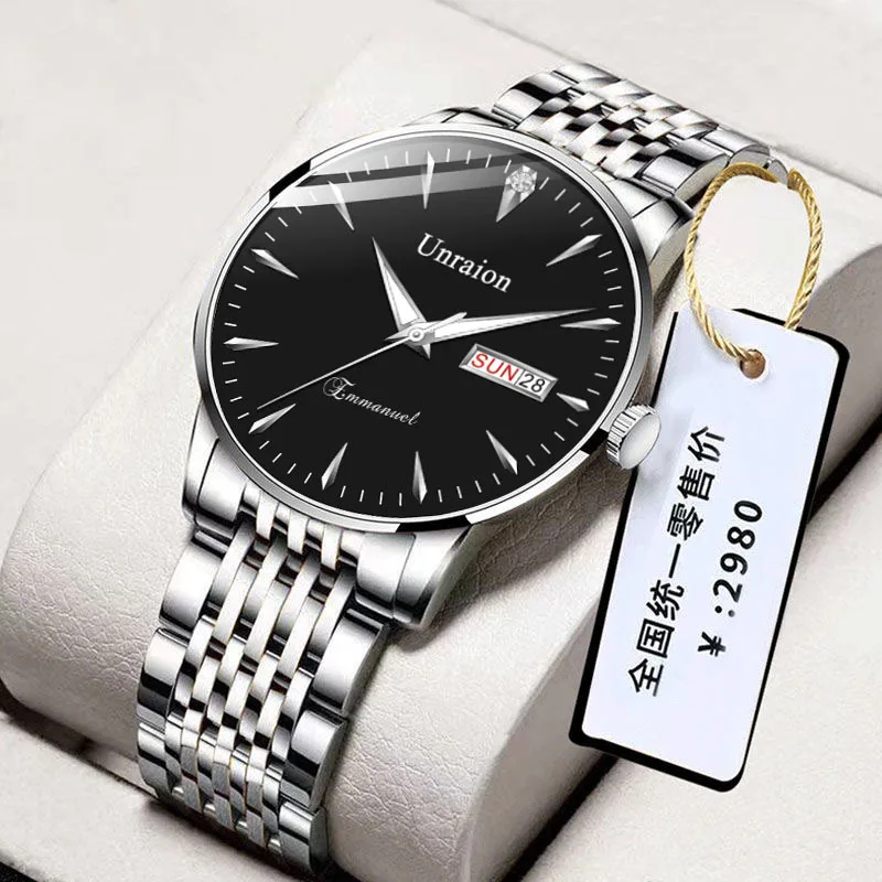 Швейцарский автоматический механизм водонепроницаемые светящиеся двойные