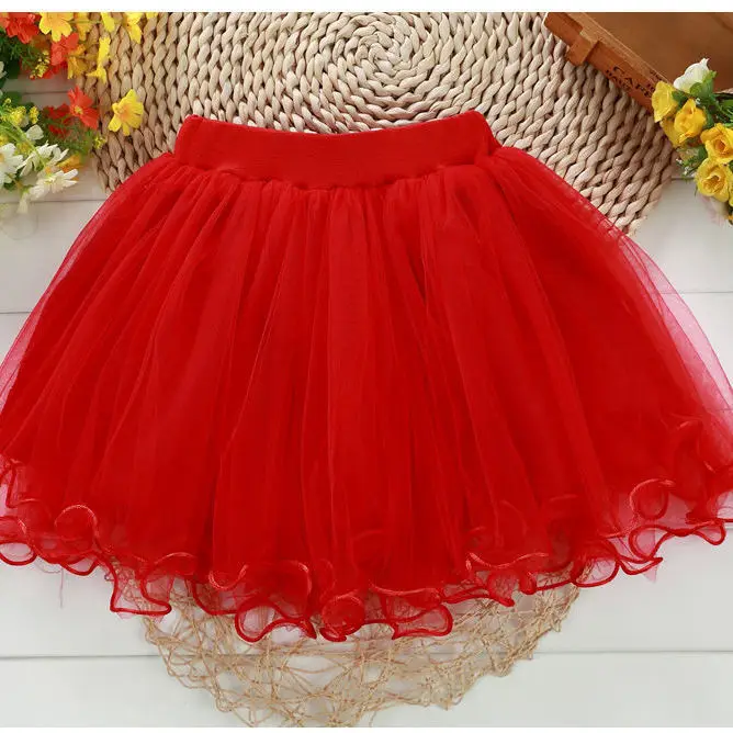 

2022 Summer Kids Girls Tulle Skirt Baby Tutu Pettiskirt Skirt Girl Princess Skirts Ball Gown Skirt for Girl Fashion Clothing V15