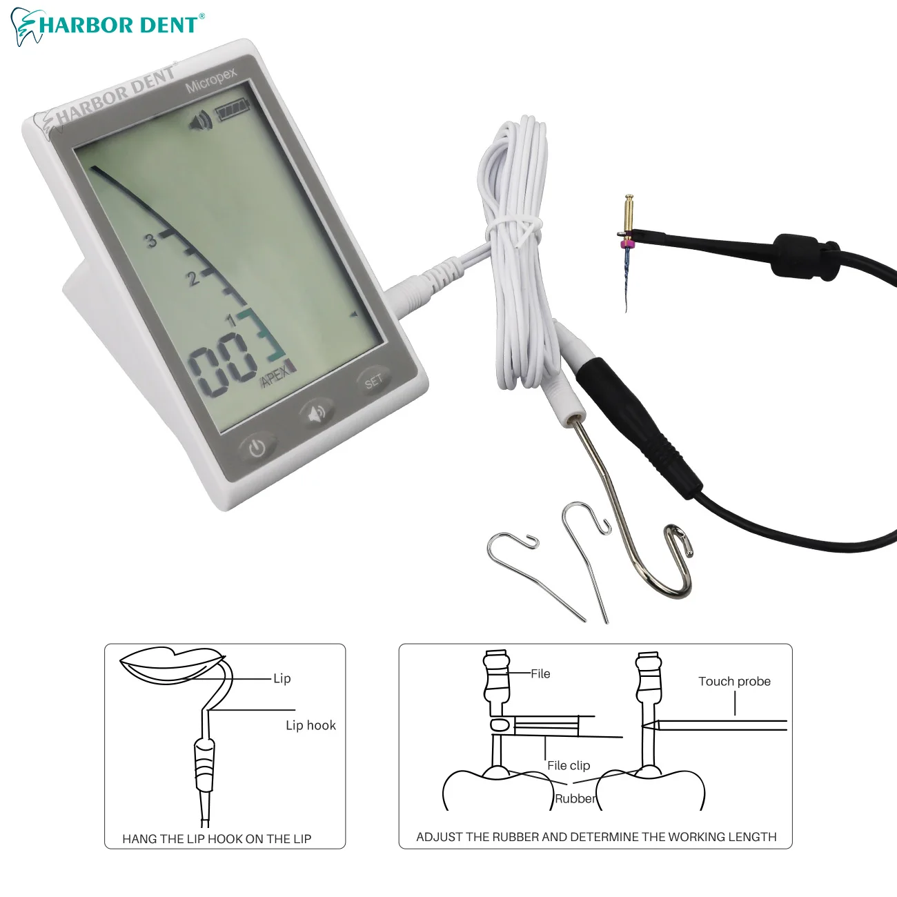 1 комплект стоматологический эндодонтический локатор вершины микроэндодонтия