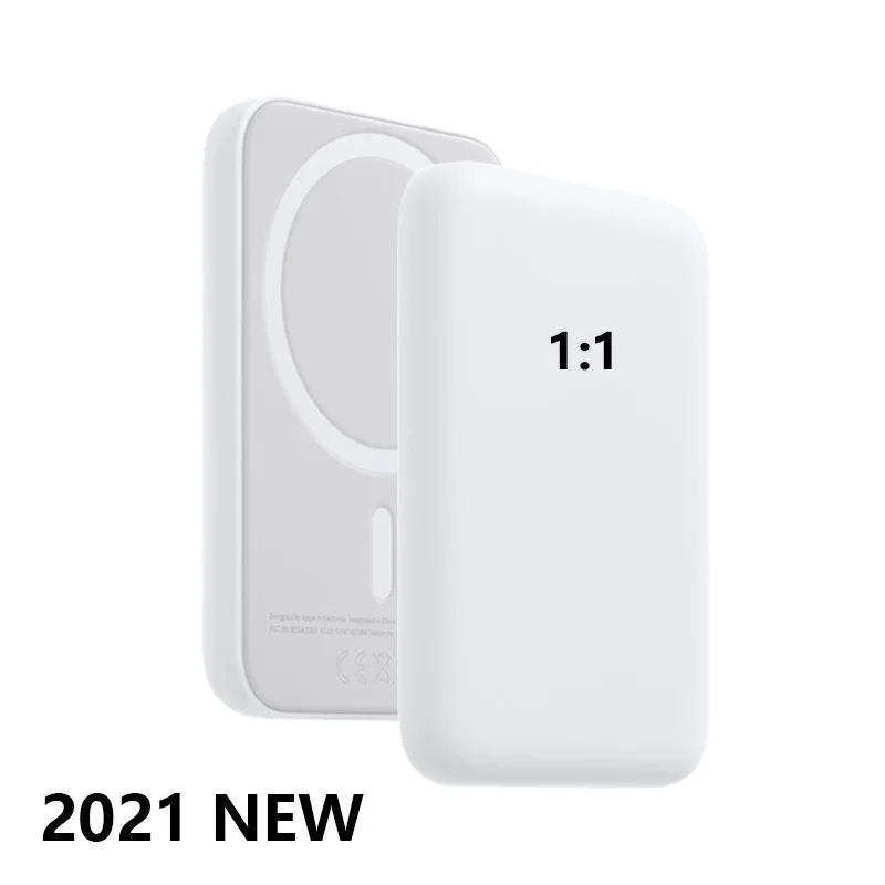 

2021 New 1:1 Magnetic Portable Wireless Power Bank Mobile Phone External Battery For iphone12 13 Pro Promax mini Powerbank