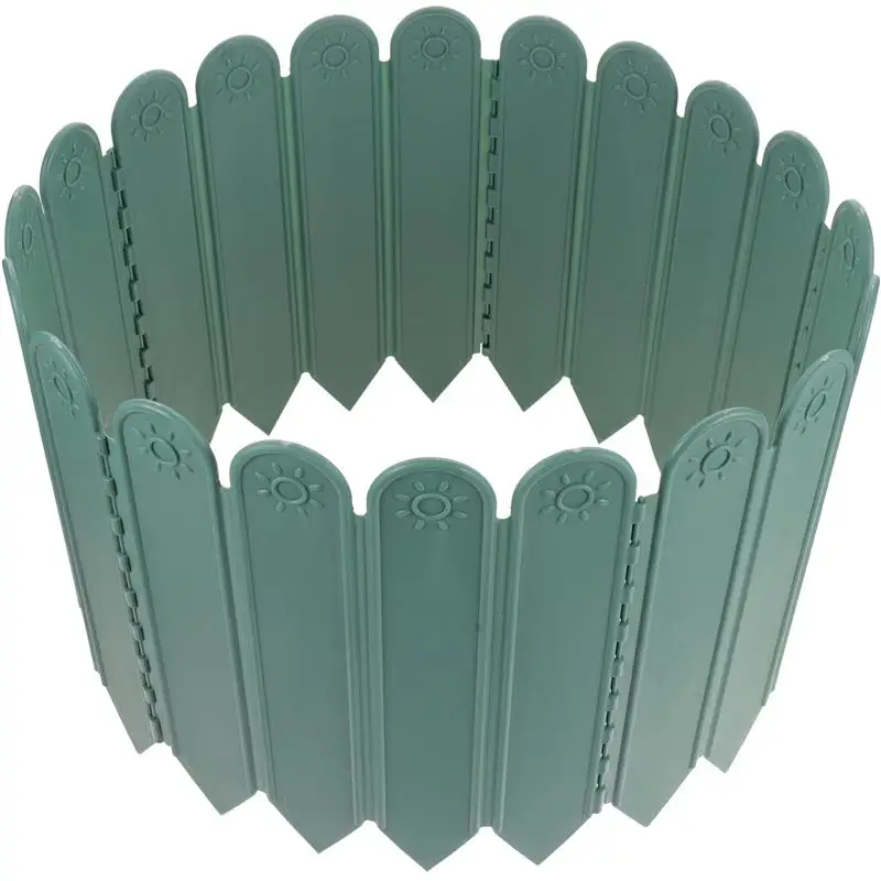 

1 Bag of Plastic Garden Lawn Fence Landscape Fencing Ornamental Border Panel
