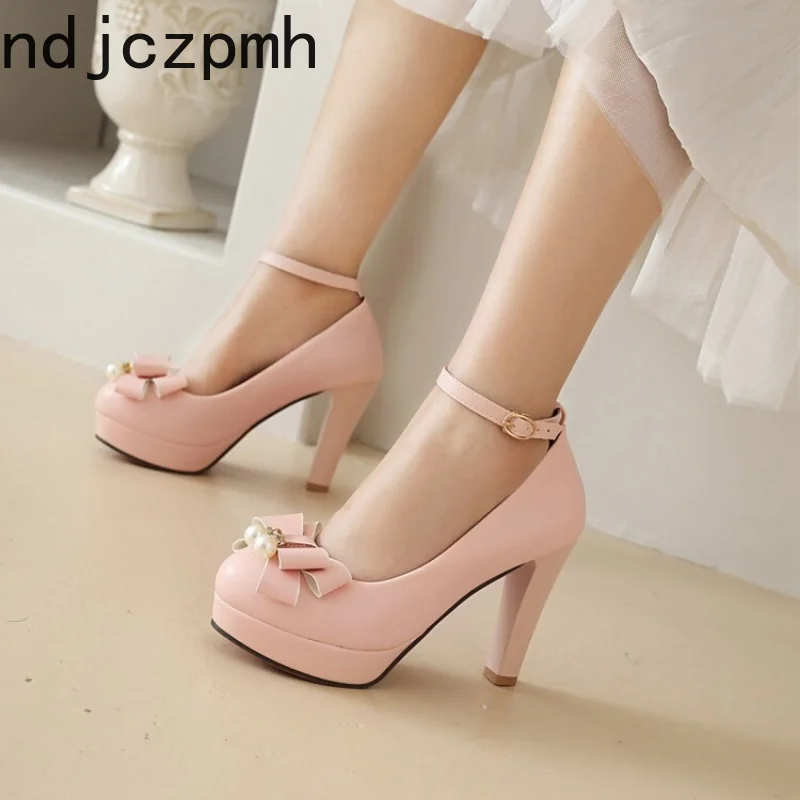 

Туфли-лодочки весна-осень новый стиль модная неглубокая Милая Цветочная женская обувь с круглым носком и узелком-бабочкой на шнурках женск...