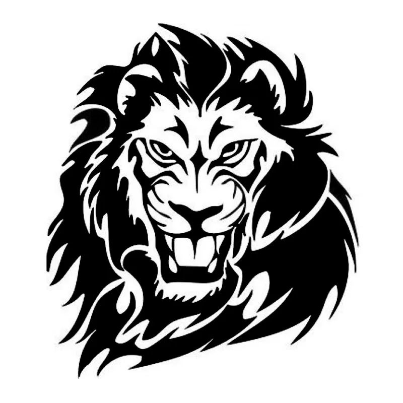 

Mighty Lion Wild Animal Car Sticker Hunter Vinyl Car Body Decal Decoration