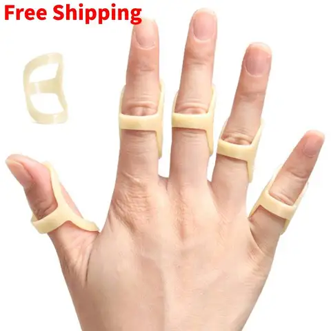 7 шт., защитная накладка на палец для выпрямления и артрита