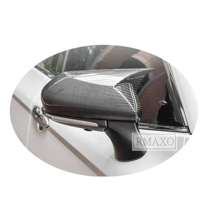 

For Camry 2018-2019 Back Mirror Covers Reversing mirror case cover Look ABS 2PCS Cover paste Side Mirror Covers