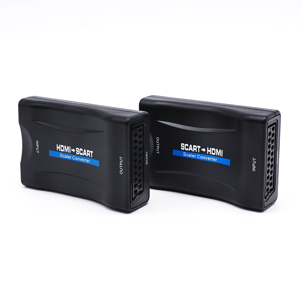 

Преобразователь HDMI в SCART Переходник SCART на HDMI композитный 1080P видео скалер аудио адаптер для DVD CRT TV