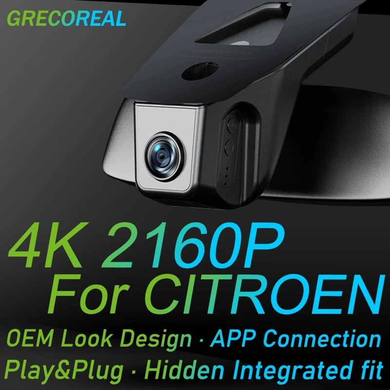 

Car DVR OEM Dashcam 4K Wifi Front Dash Cam for Citroen C4 C4L C Quatre Elysee C3 XR C5 2011 2012 2013 2014 2015 2016 2017 2018