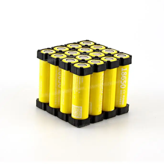 

18650 4*4 Batteries Holder Bracket Cell Safety Anti Vibration Plastic Cylindrical Battery Brackets For 18650 Lithium Batteries