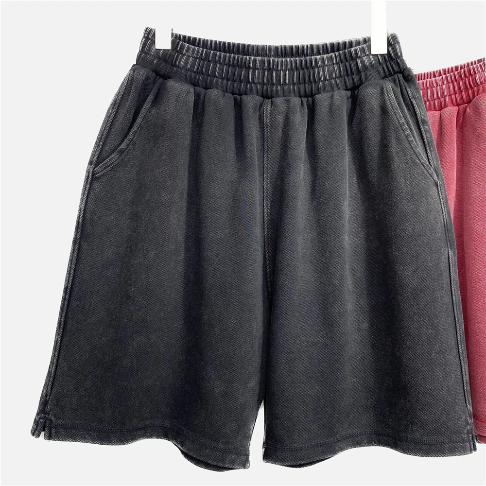 Летние выцветающие спортивные шорты &quotБатик&quot из хлопчатобумажной смеси