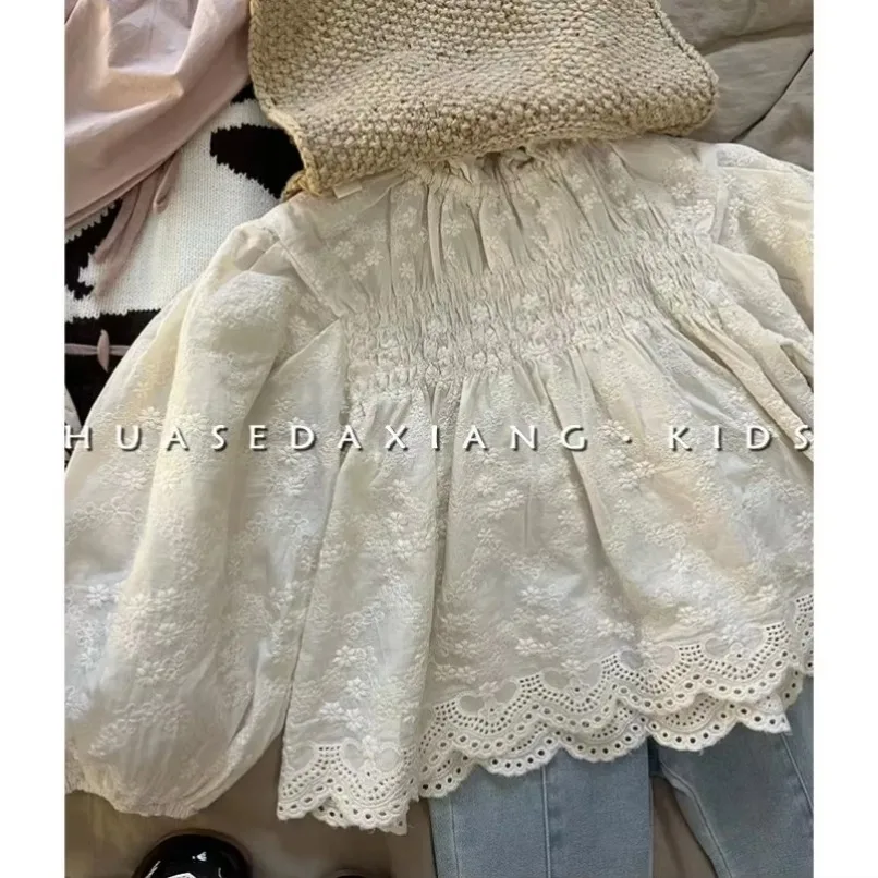 Жилеты комплект детской одежды осенние модные джинсы вязаный жилет кружевная