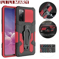 shockproof phone case for samsung galaxy note 20ultra 20 5g back clip stand protective cover for samsung galaxy note 10plus 10
