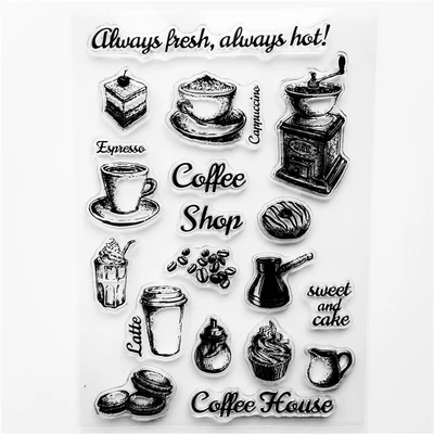 Прозрачный силиконовый штамп JIANWU 0002