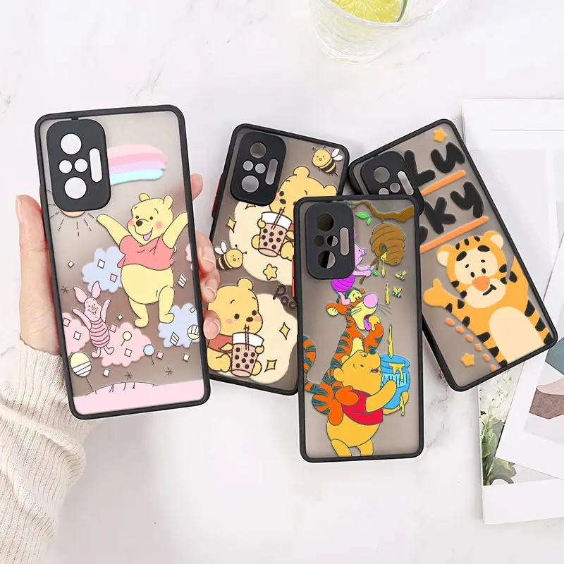 

W-Winnie The Poohs Tigger Piglet For Redmi Note 11 Cases Xiaomi Redmi 8 9 9A 9C 9T 10C 6A 7A Note 8 10 11 9 Pro Case Matte Cover