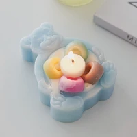 cute bear soy wax scented candle ins shooting props home decorative centerpiece aromatic candles interior birthday gifts
