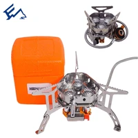 3 burners camping picnic stove foldable windproof tourist 5800w cooker split equipment accessories strong fire heater outdoor