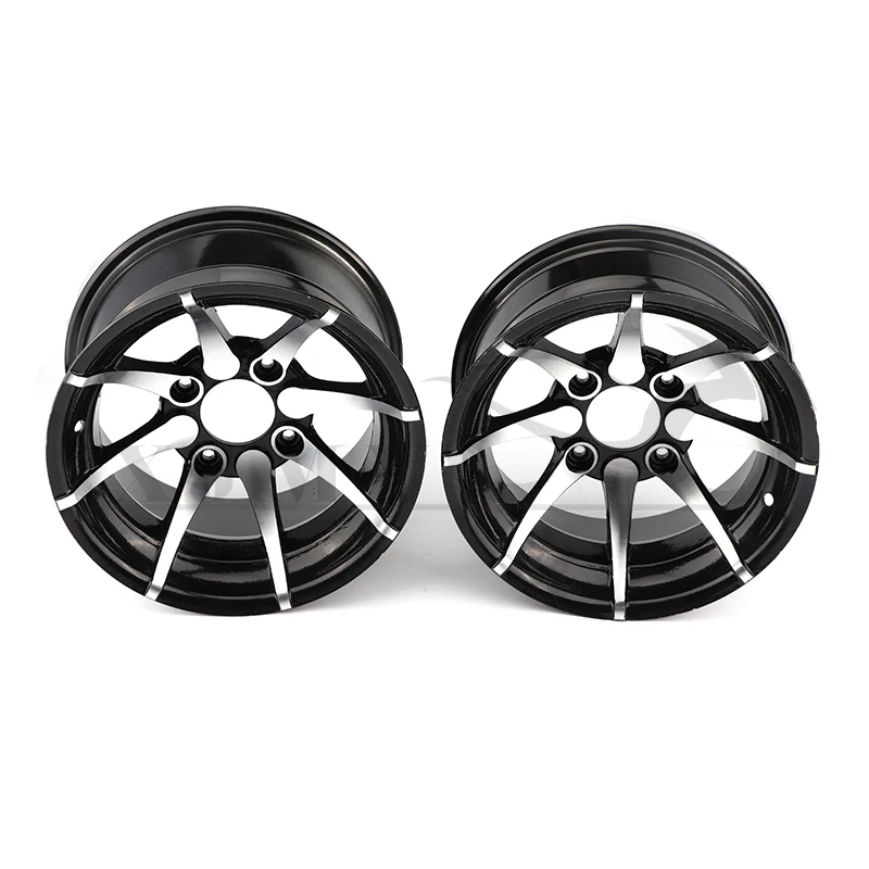 

12 inch aluminum alloy front and rear wheels are suitable for four-wheel kart UTV all-terrain vehicle 205/30-12 tires