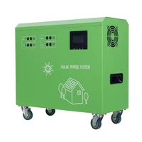300w 3000w off grid portable dc ac hybrid solar power inverter charger battery ups energy storage generator system box kit set