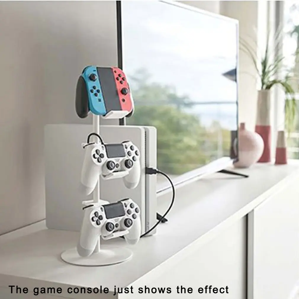 

Controller Holder 3 Tier TV Back Game Controller Storage Rack Adjustable Headphone Holder For Universal Gaming PC Accessories