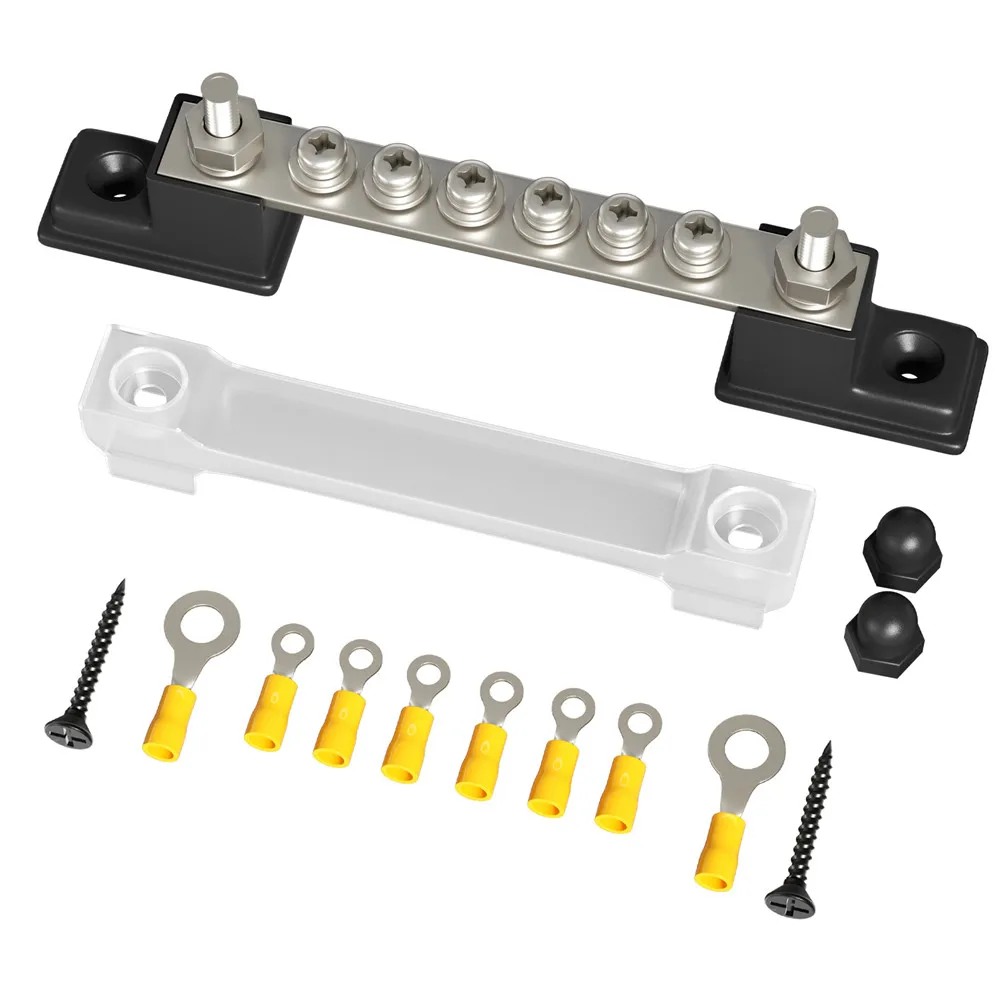 

6-way single-row bus of RV with PC dust cover +OT terminal