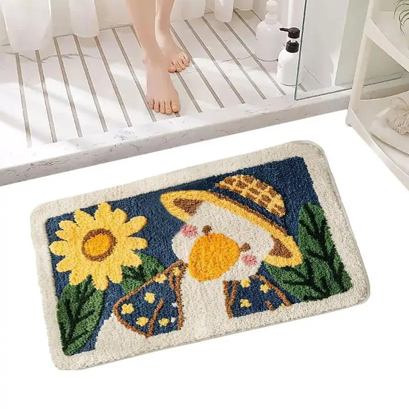 

Коврик для ванной, дверные коврики, водовпитывающий коврик для ванной, коврики для душа, противоскользящий плюшевый коврик в виде утки, коврики для ванной и кухни