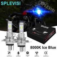 2x 70w ice blue motorcycle led light for royal enfield continental gt led 2014 2015 2016 2017 2018 2019 2020 2021 faro led moto