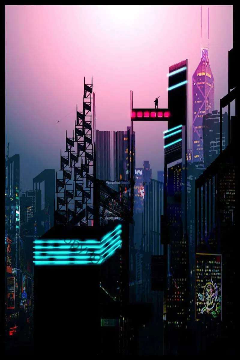 

Винтажная металлическая Оловянная вывеска Future Cityscape в стиле ретро, жестяные таблички, Настенный декор, неоновая вывеска для дома, клуба, муж...