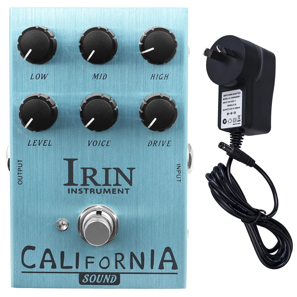 

IRIN Guitar Effect Pedal Metal Material Non-fading Sound Good Electric Guitar Accessories Durable and Sturdy US/UK/AU/EU